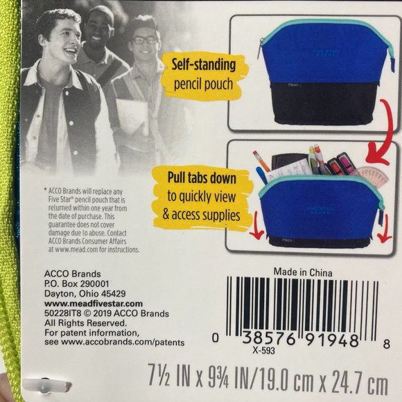 3 Expandable Makeup Bag Pencil Zipper Organizer - Picture 5 of 14